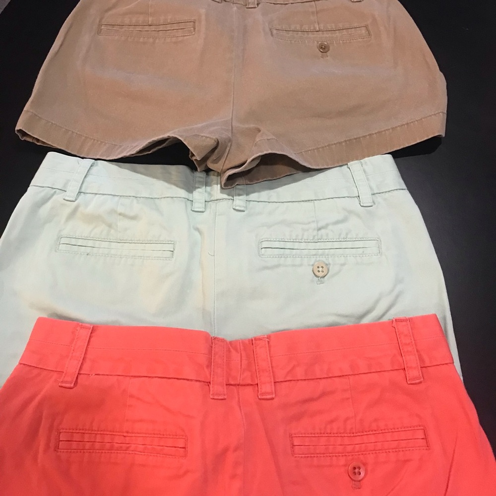 J.Crew three shorts